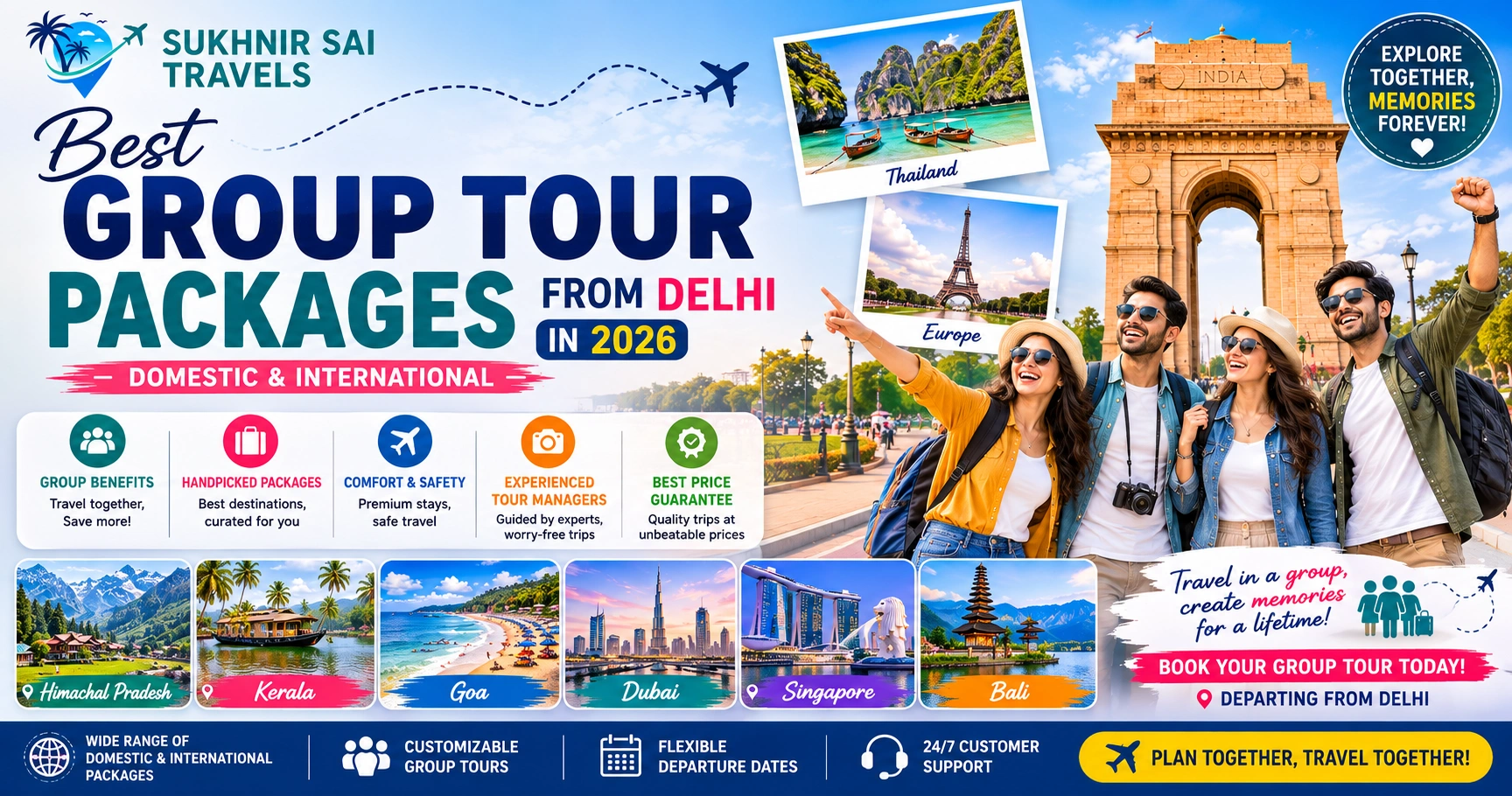 group tour packages from delhi